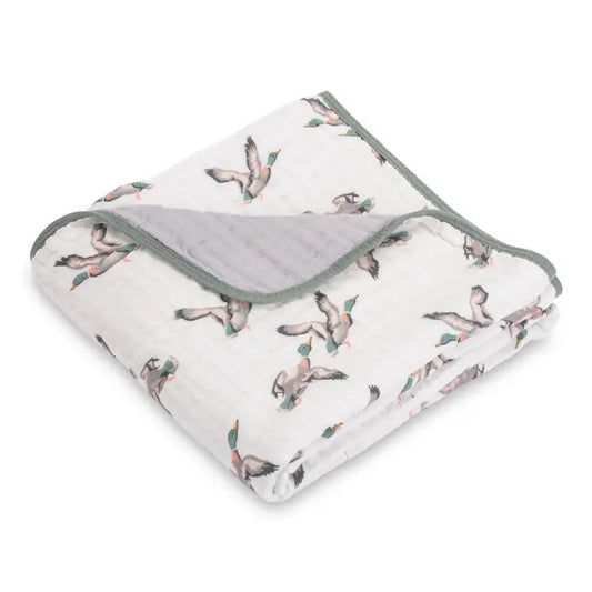 Lolly Banks Quackin' Up Toddler Muslin Blanket