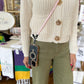 Crossbody Phone Strap- Pink