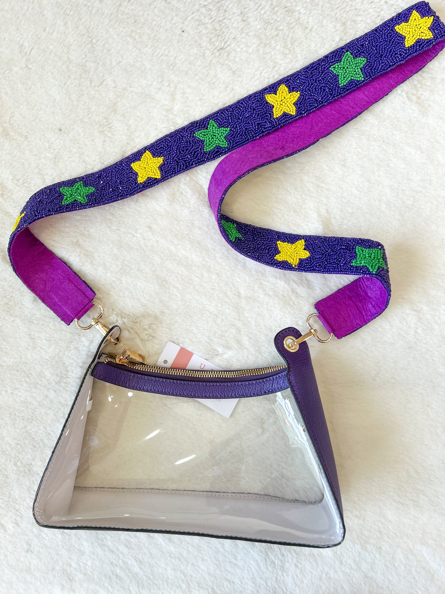 Mardi Gras Parade Ready Beaded Strap