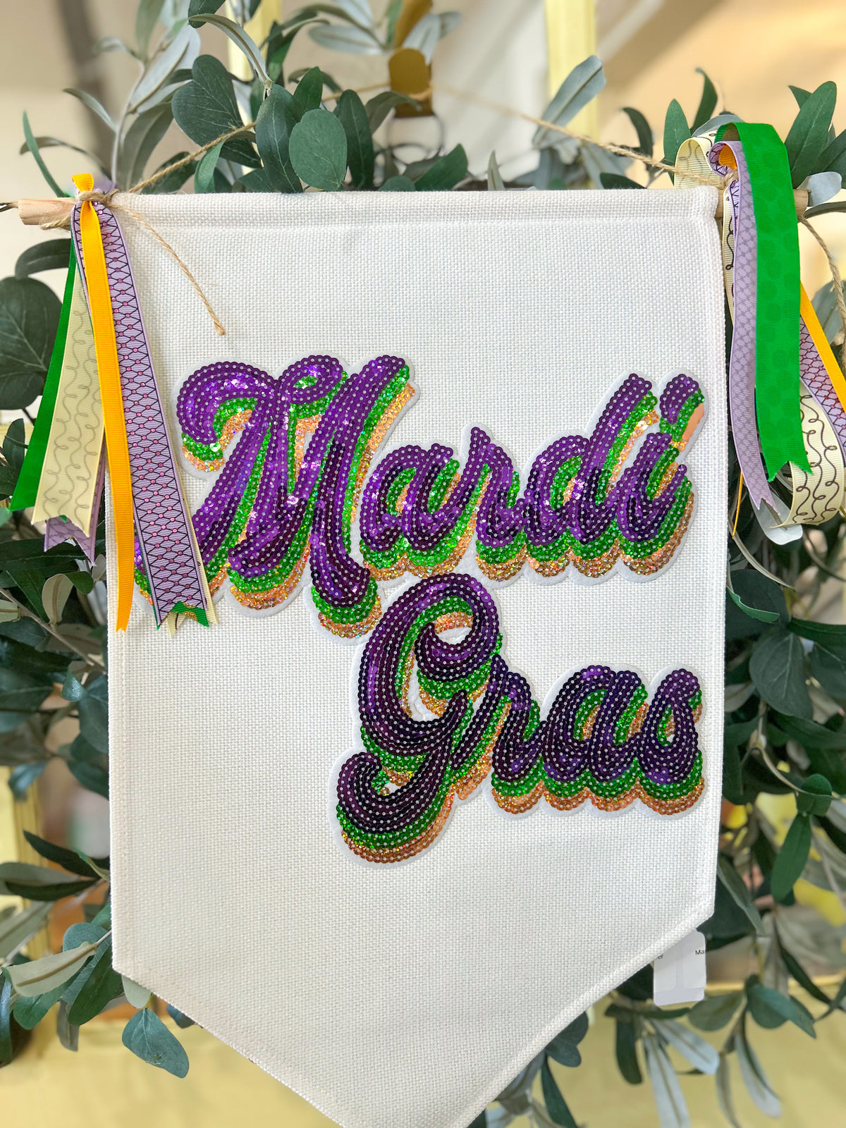 Mardi Gras Door Banner