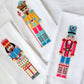 Chenille Nutcracker Tea Towel