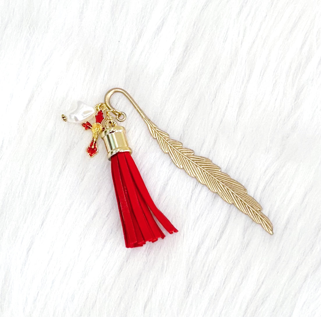 Feather Tassel Bookmark