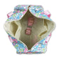 Pink Ruffle Band Floral Women Duffle Bag