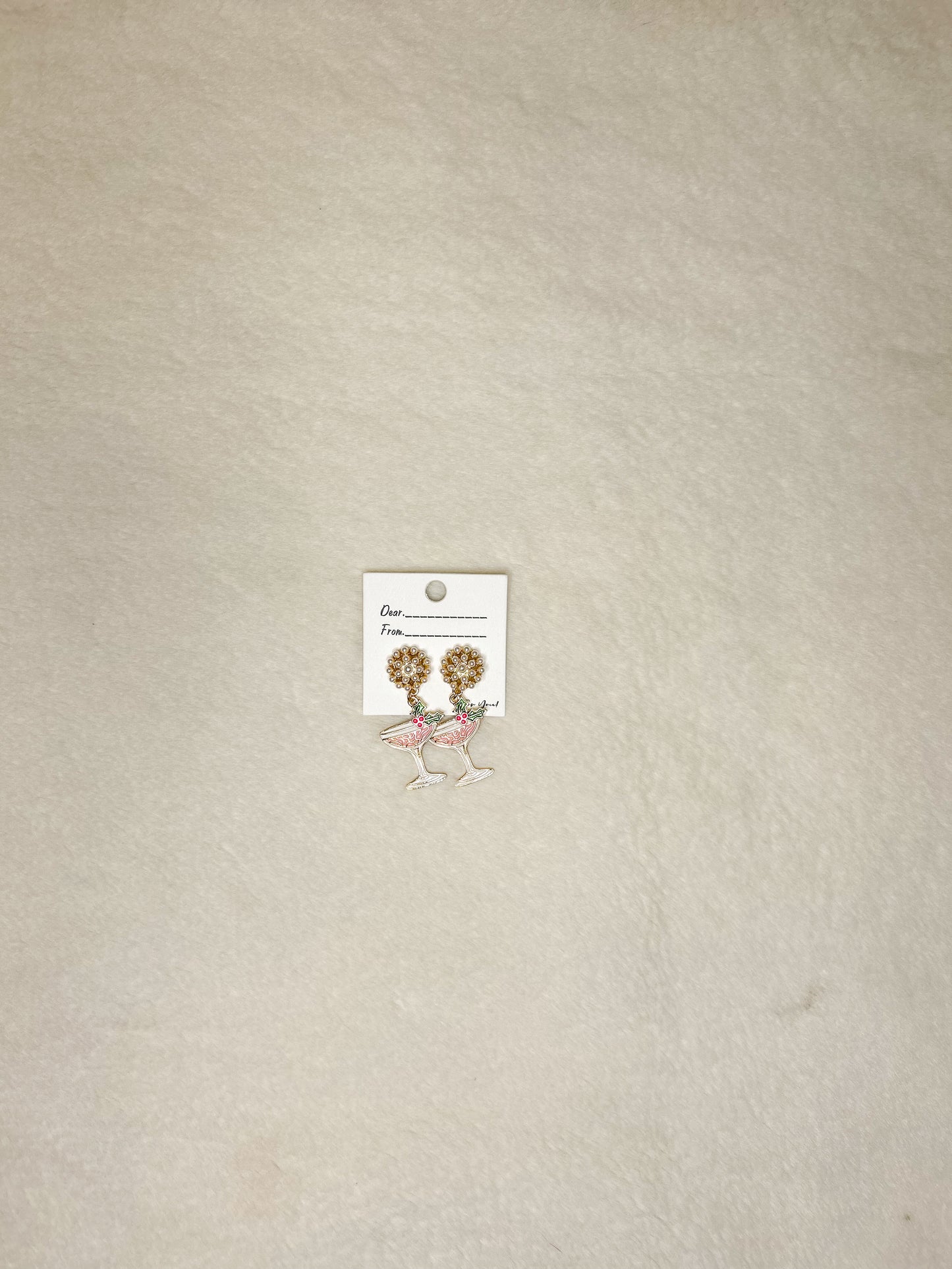 Mistletoe Martini Earrings