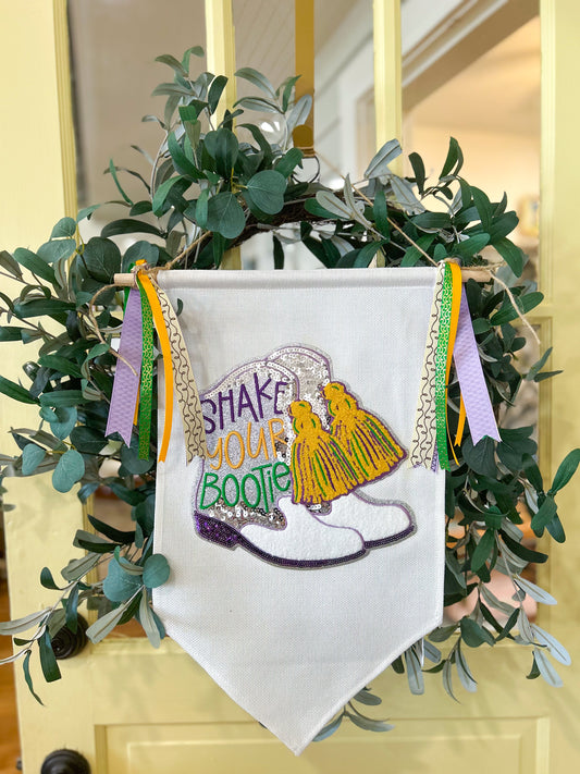 Shake Your Bootie Door Banner