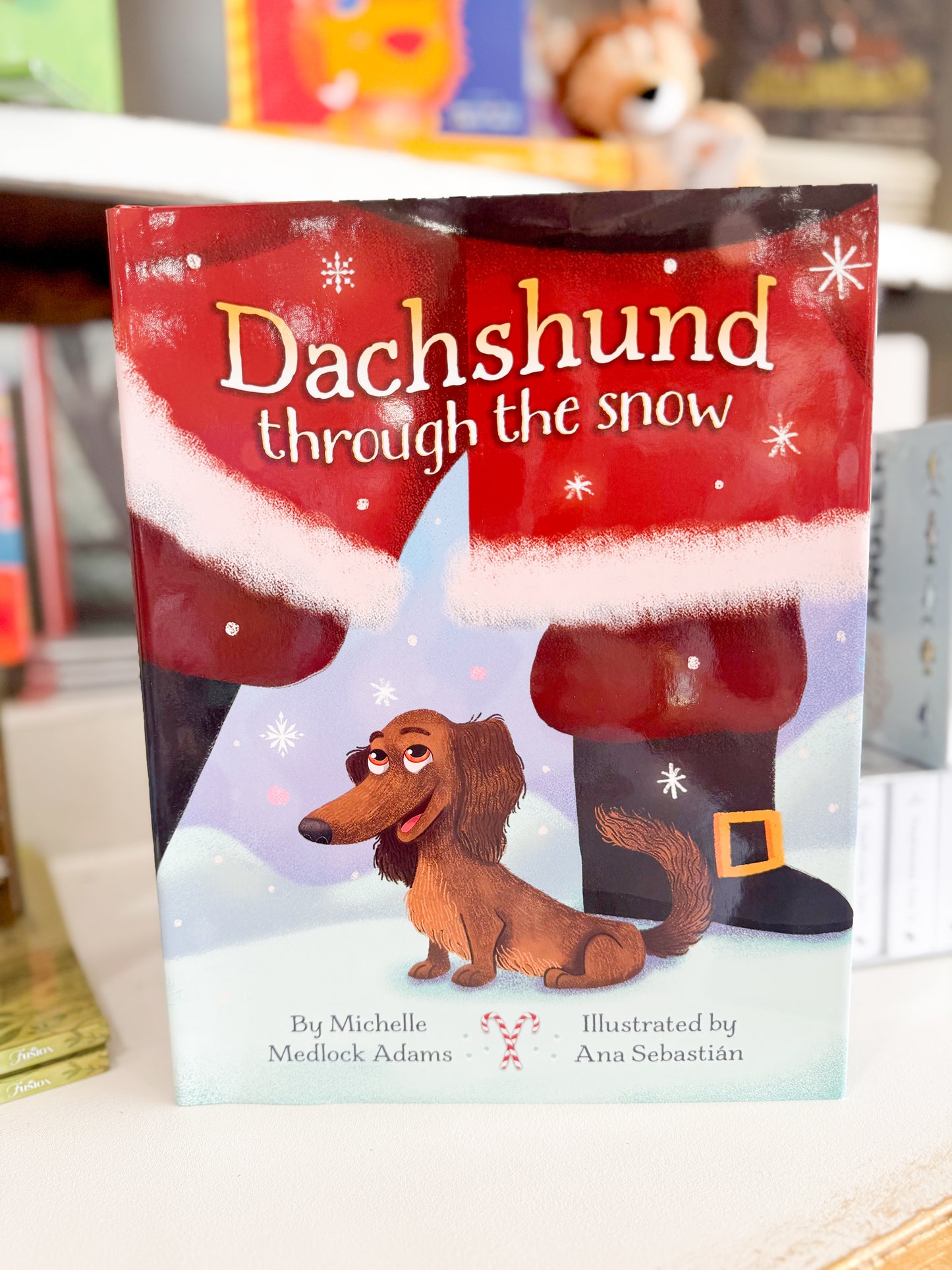 Dachshund through the snow
