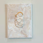 Madonna & Child on 7x5 Light Pink Canvas