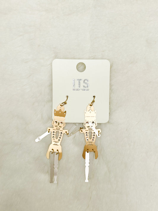 Toyland Twinkle Nutcracker Christmas Earrings
