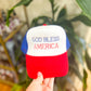 God Bless America Trucker Hat
