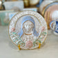 Spring Blooming Grace Mary Plaque