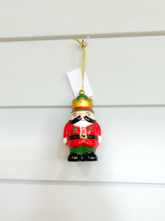 Gold Crown Nutcracker Ornament