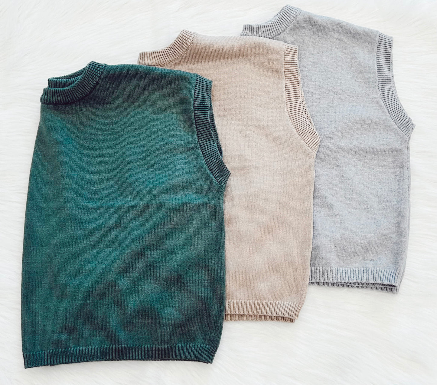 Oversized Viscose Sweater Vest