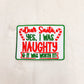 Patch- Dear Santa Yes I was Naughty