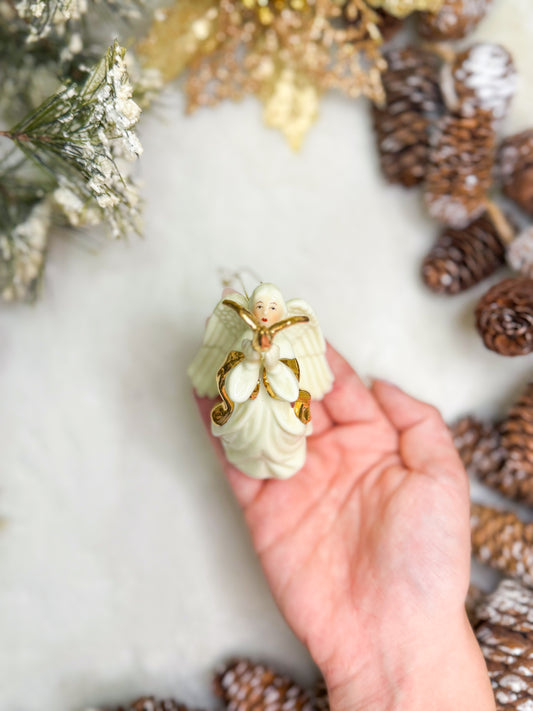 Mikasa Herald Angel Porcelain Ornament-Ornament 2