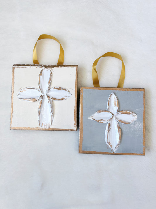 Mini Cross Hanging Art