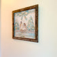 Bow Nativity Framed Art 18x18
