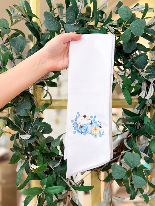 Pumpkin Patch Charm Wreath Sash