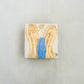 Angel of Comfort Mini Wood Block- Blue