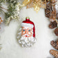 Sparkling Saint Nick Glass Ornament