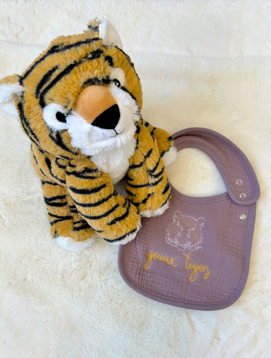 Geaux Tigers Baby Bib