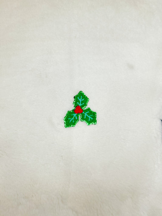 Patch-Mini Felt Mistletoe
