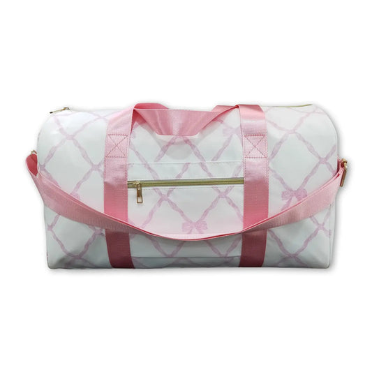 Pink Bow Duffle Bag