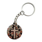 Tap To Pray™ - Prayer Tag Keychains-River Rock Camo & Cross