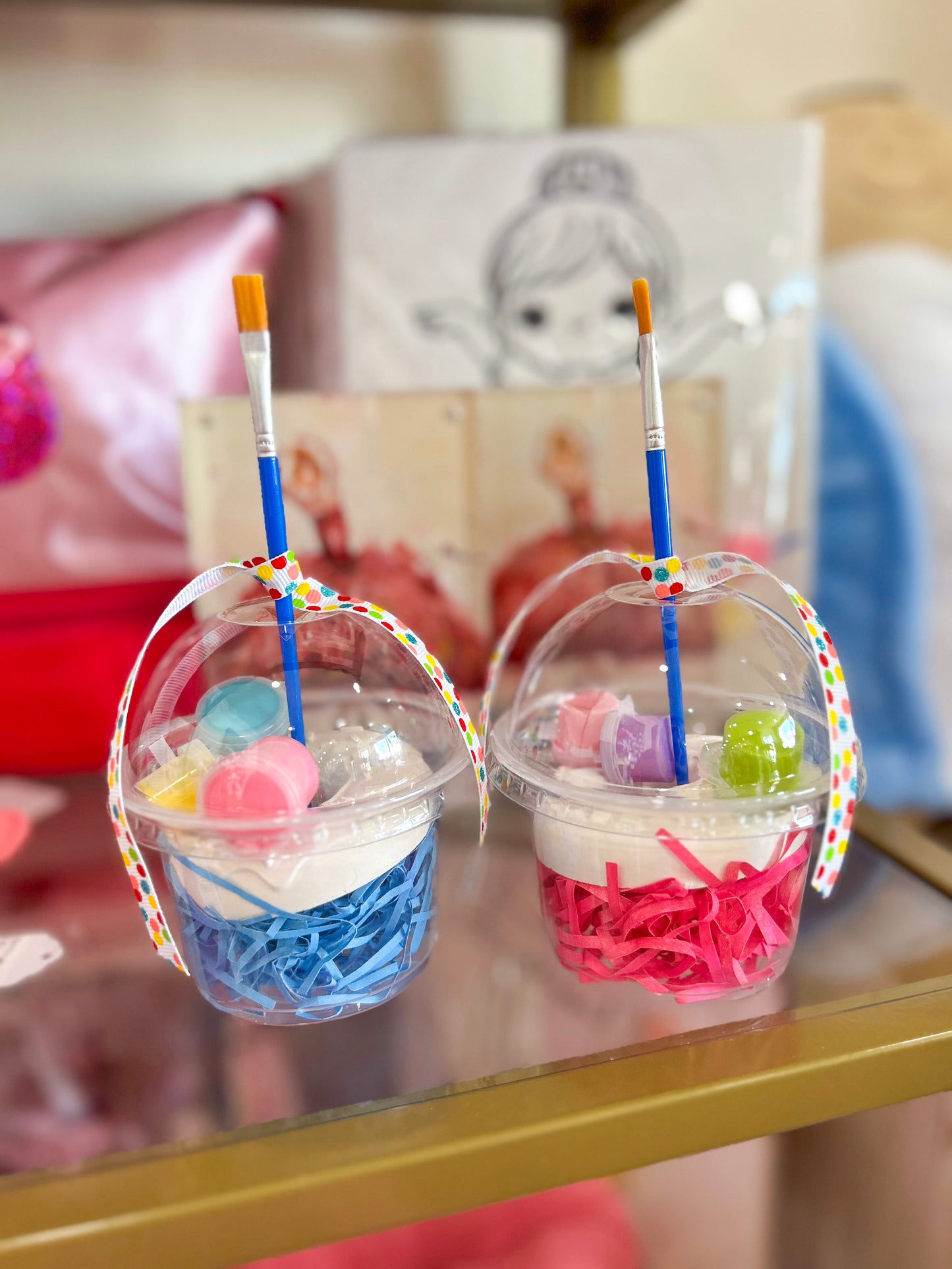 Donut Fun Cup Paint Set- Paint Your Own Plaster