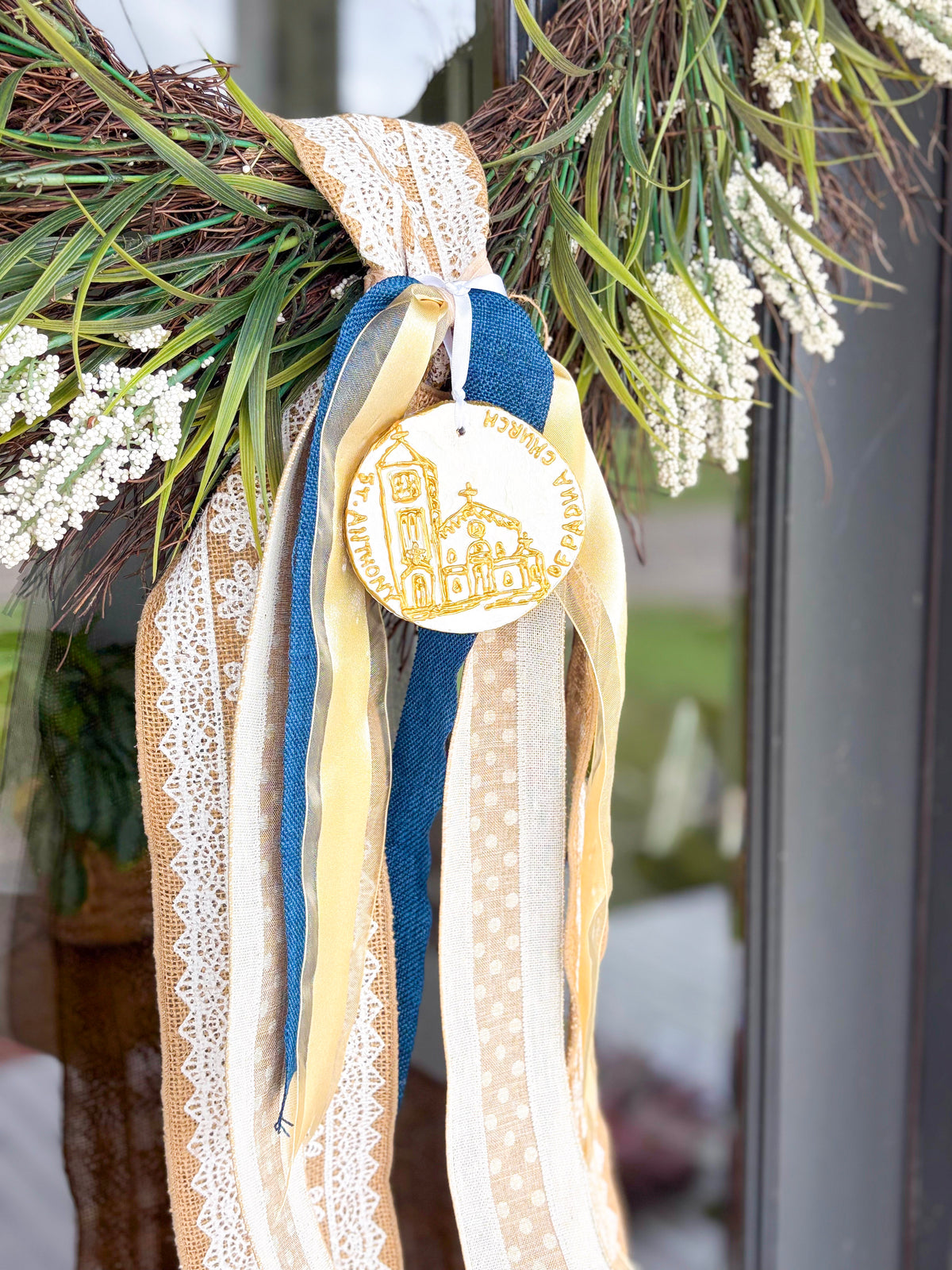 St. Anthony of Padua Church Wreath Ornament