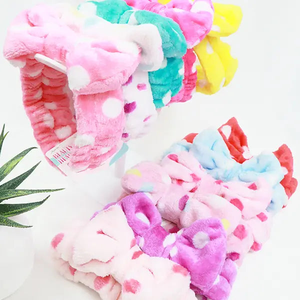 Polka Dot Print Headwrap