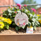 Memorial Plaque Stake- Grandpa Not a Day goes by that I don't think of you & smile