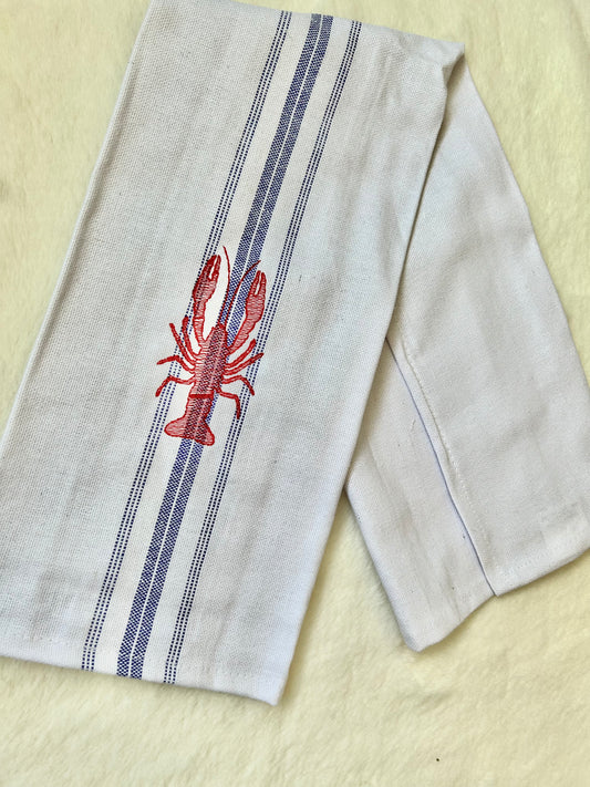 Crawfish Acadiana Towel Love Holly B