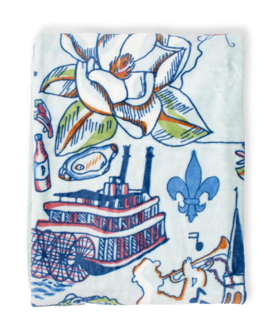 Coastal Louisiana Throw 50x60