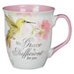 Mug Pink Hummingbird My Grace 2 Cor. 12:9