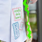 Cracks, Dots, Bams Wreath Sash