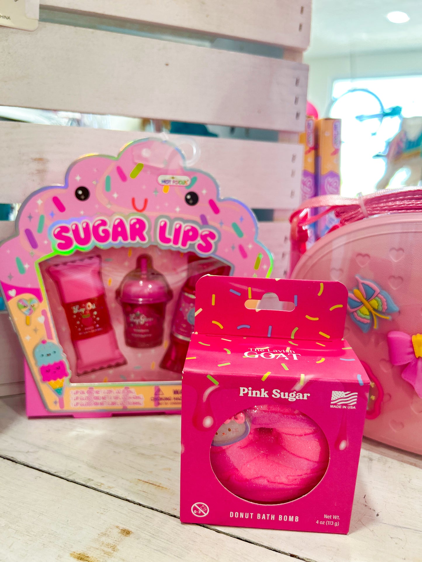 Pink Sugar Donut Bath Bomb