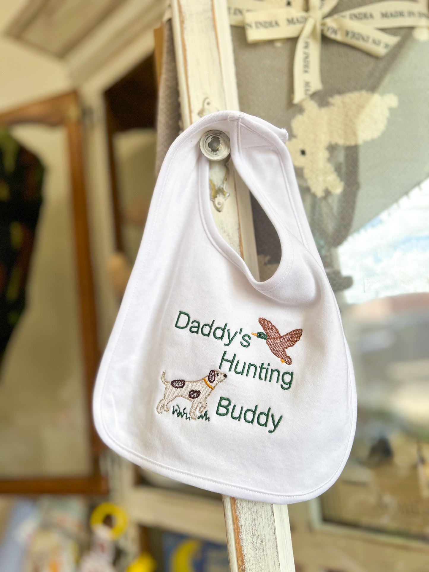 Daddy's Hunting Buddy Bib