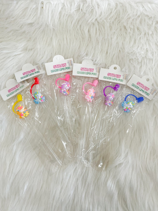 Unicorn Glass Straws