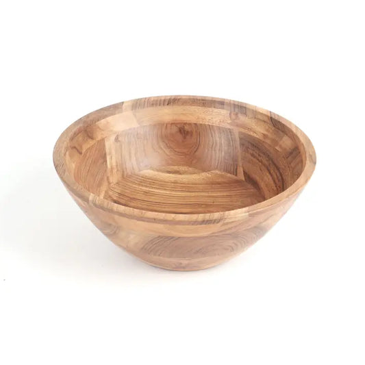 10" Acacia Wooden Bowl