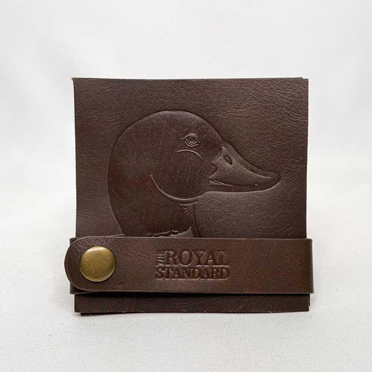 Duck Leather Embossed Coasters