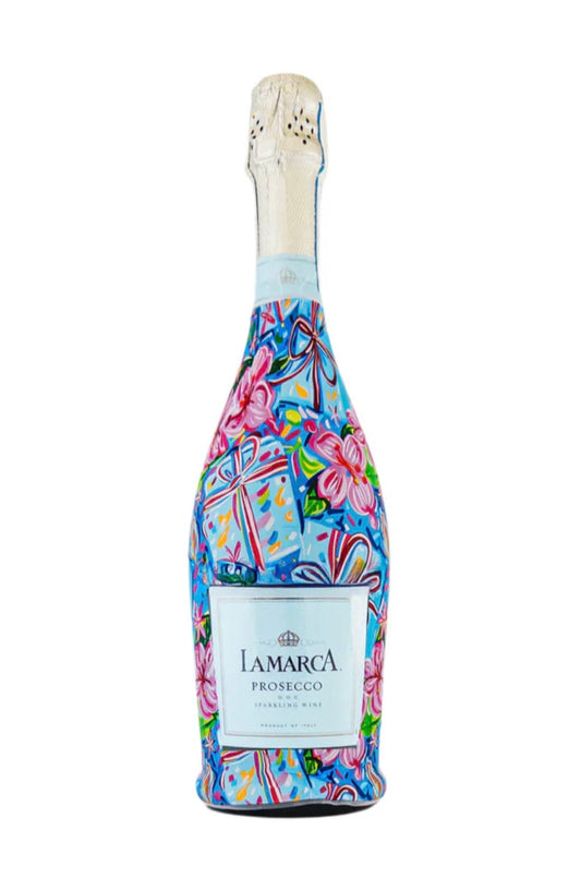 Beau Bottles Preppy Happy Birthday Brushed Presents La Marca Edition Champagne Bottle Wrap
