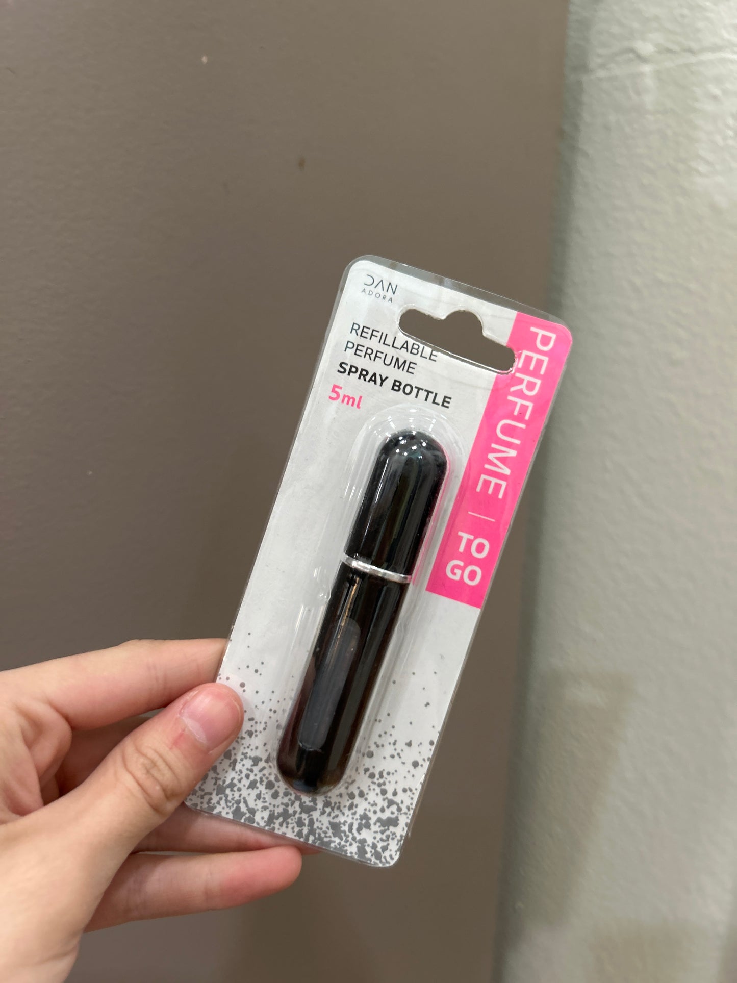 Mini refillable perfume bottle