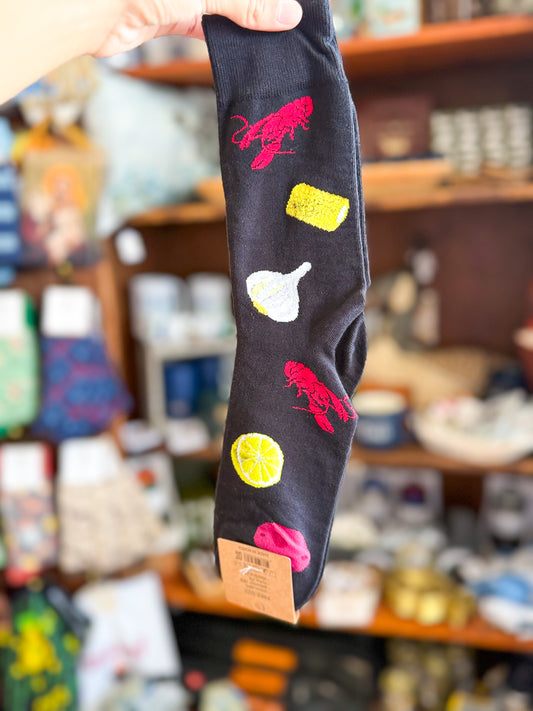 Yo Yo Boiling Socks Blk- L