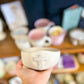 7oz White Cross Pottery Candle-Lavish