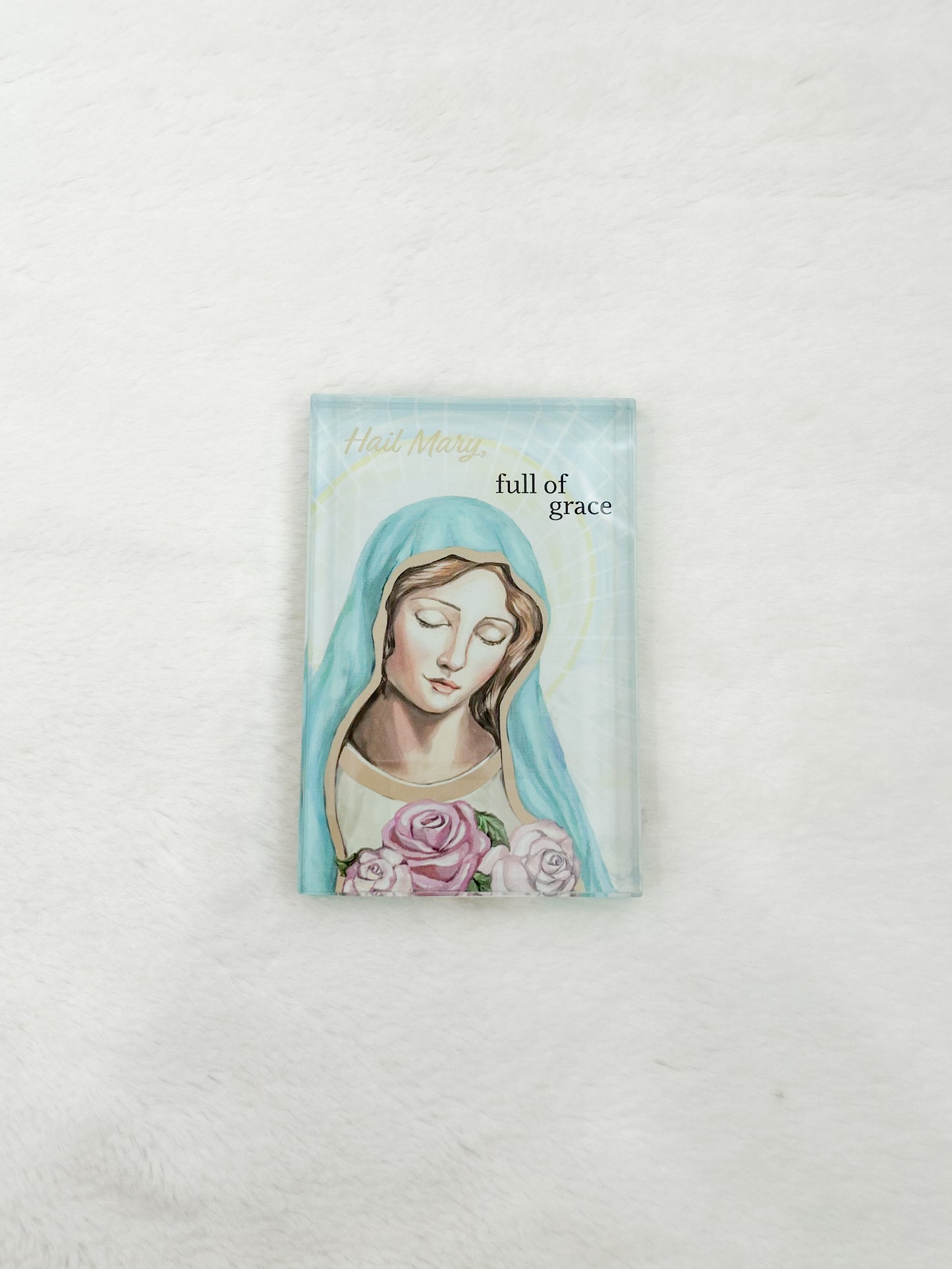 Hail Mary Desk Plaque- Ganz