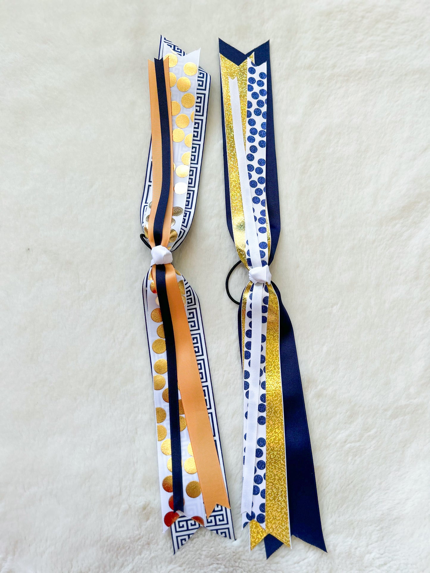 Victory Pride Gold/White/Navy Streamer