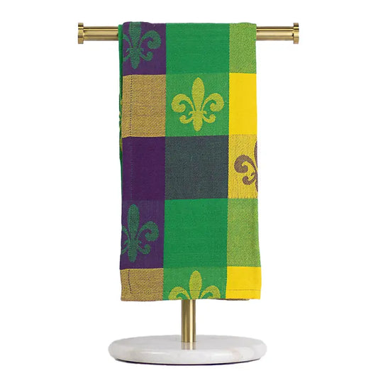 Fleur Buffalo Check Jacquard Hand Towel