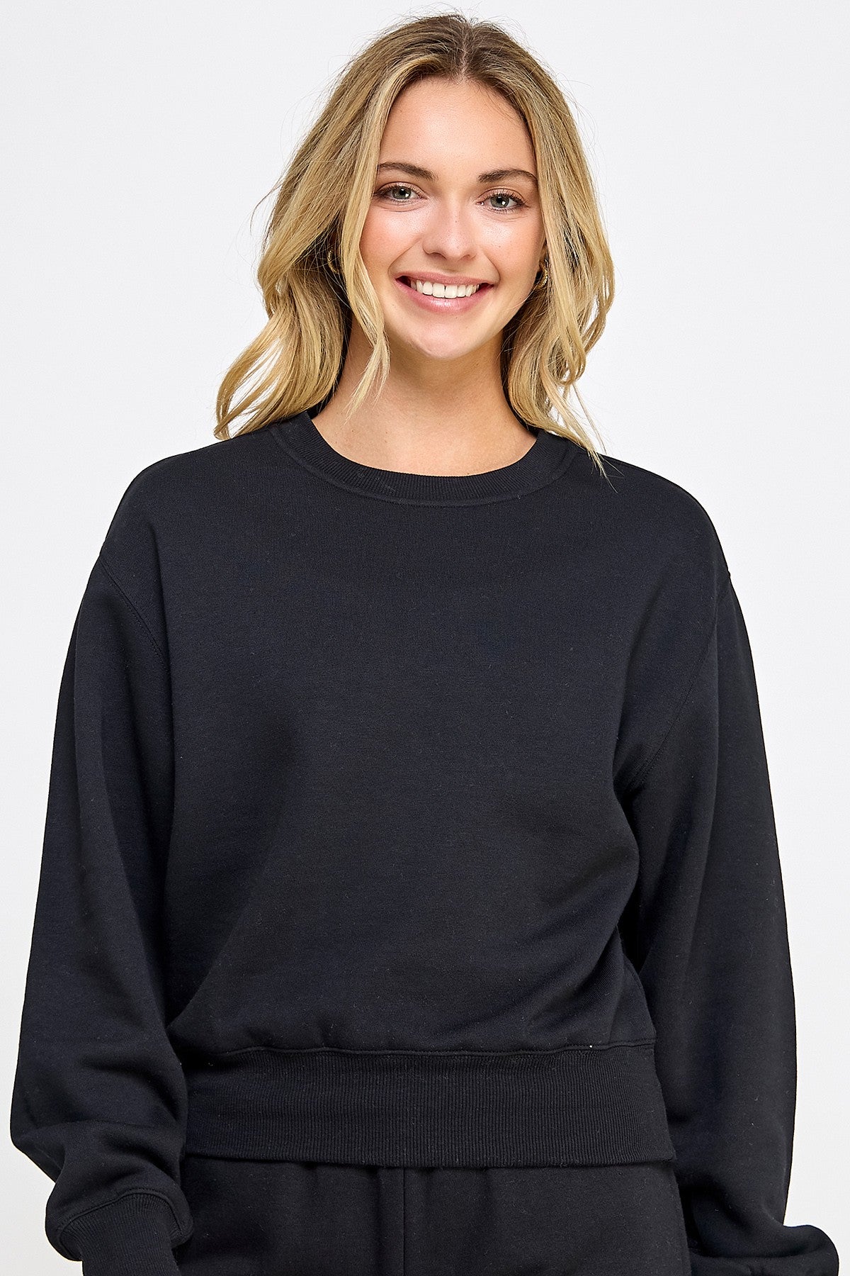 Black- Reflex T105 Banded Sweatshirt