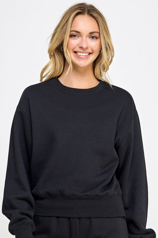 Black- Reflex T105 Banded Sweatshirt
