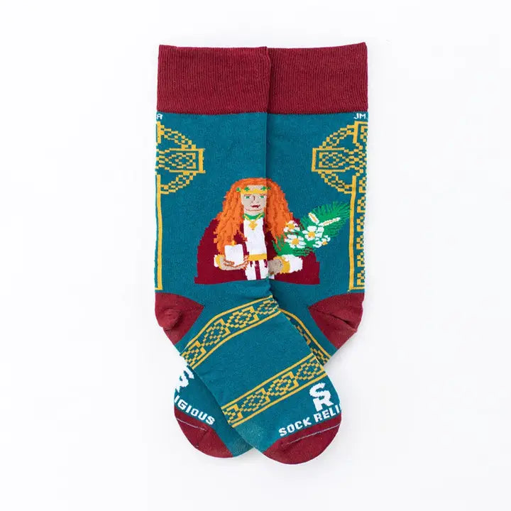 St. Dymphna Socks- Adult